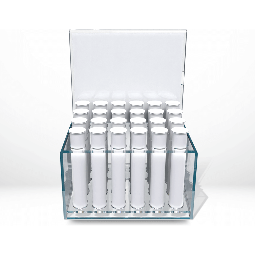 24-Tube Pre-roll Showcase Display - SeattleDesignLab
