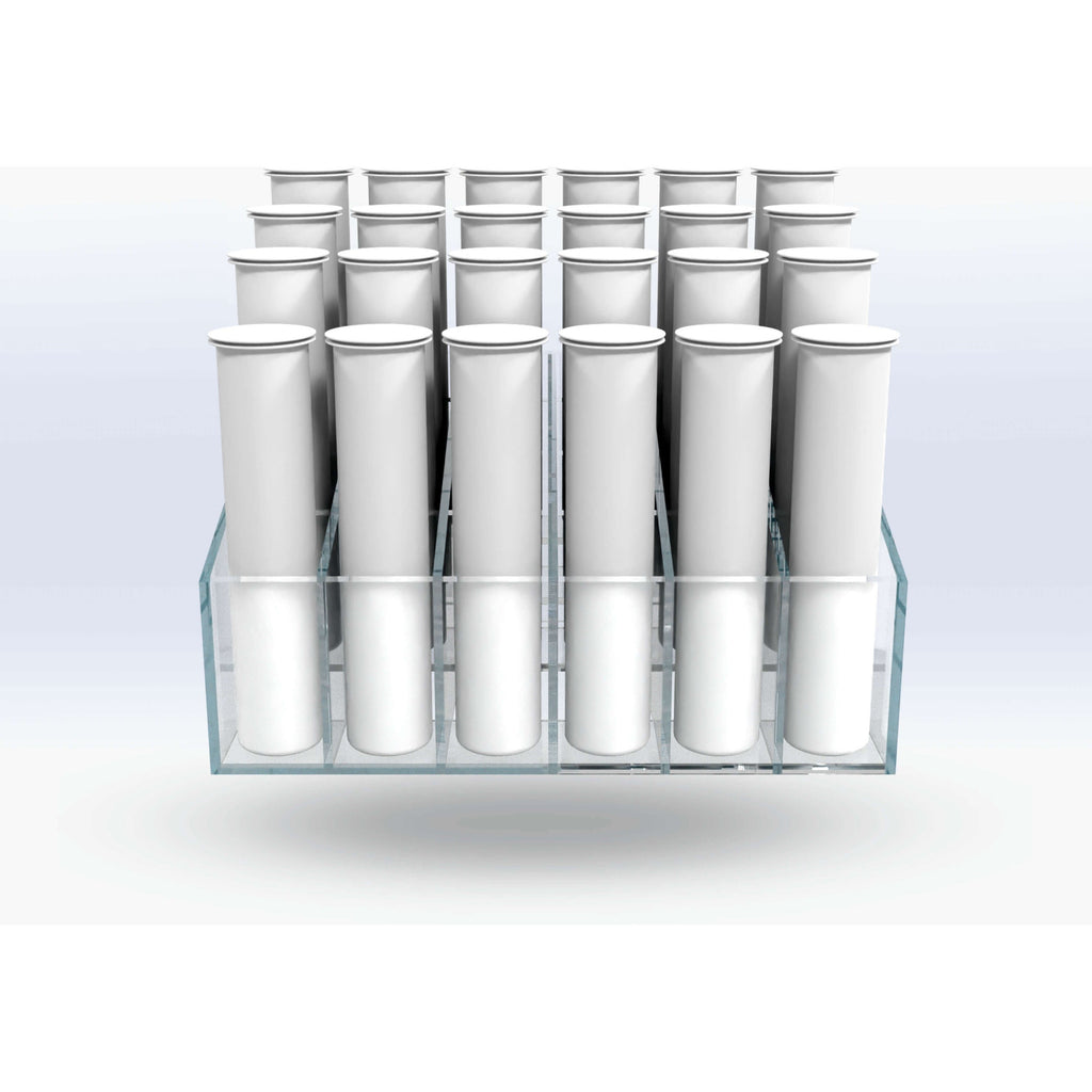 24-Tube Preroll Display Showcase - SeattleDesignLab