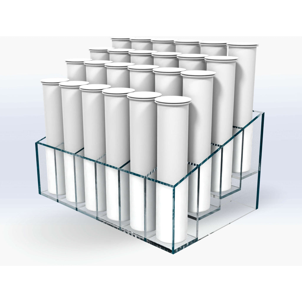 24-Tube Preroll Display Showcase - SeattleDesignLab