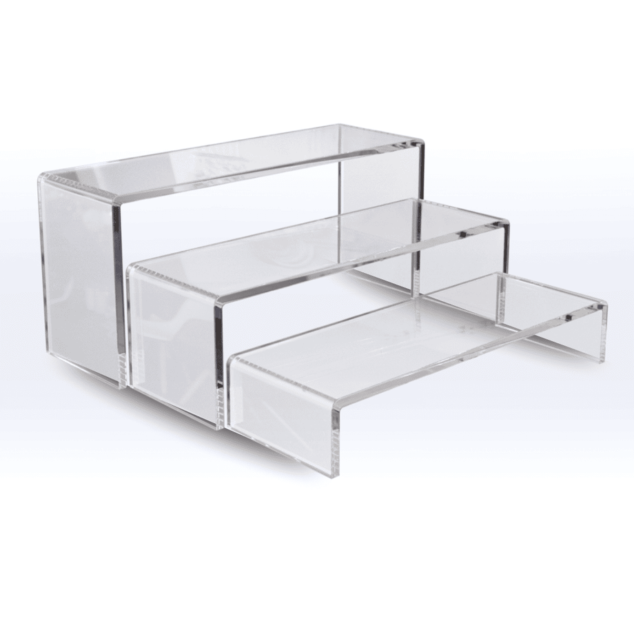 Fixwal 10pcs 2 Set Acrylic Risers for Display Clear Perfume Organizer Stands Acrylic Fixwal 10pcs 2 Set Acrylic Risers for Display Clear Perfume Organizer Stands Acrylic
