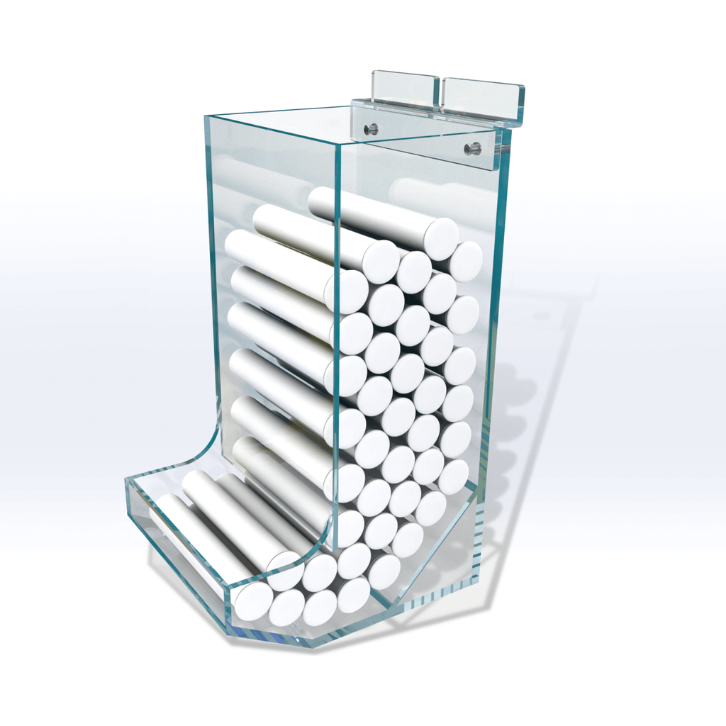 Acrylic Pre-roll Display Gravity Dispenser (10" Tall) - SeattleDesignLab