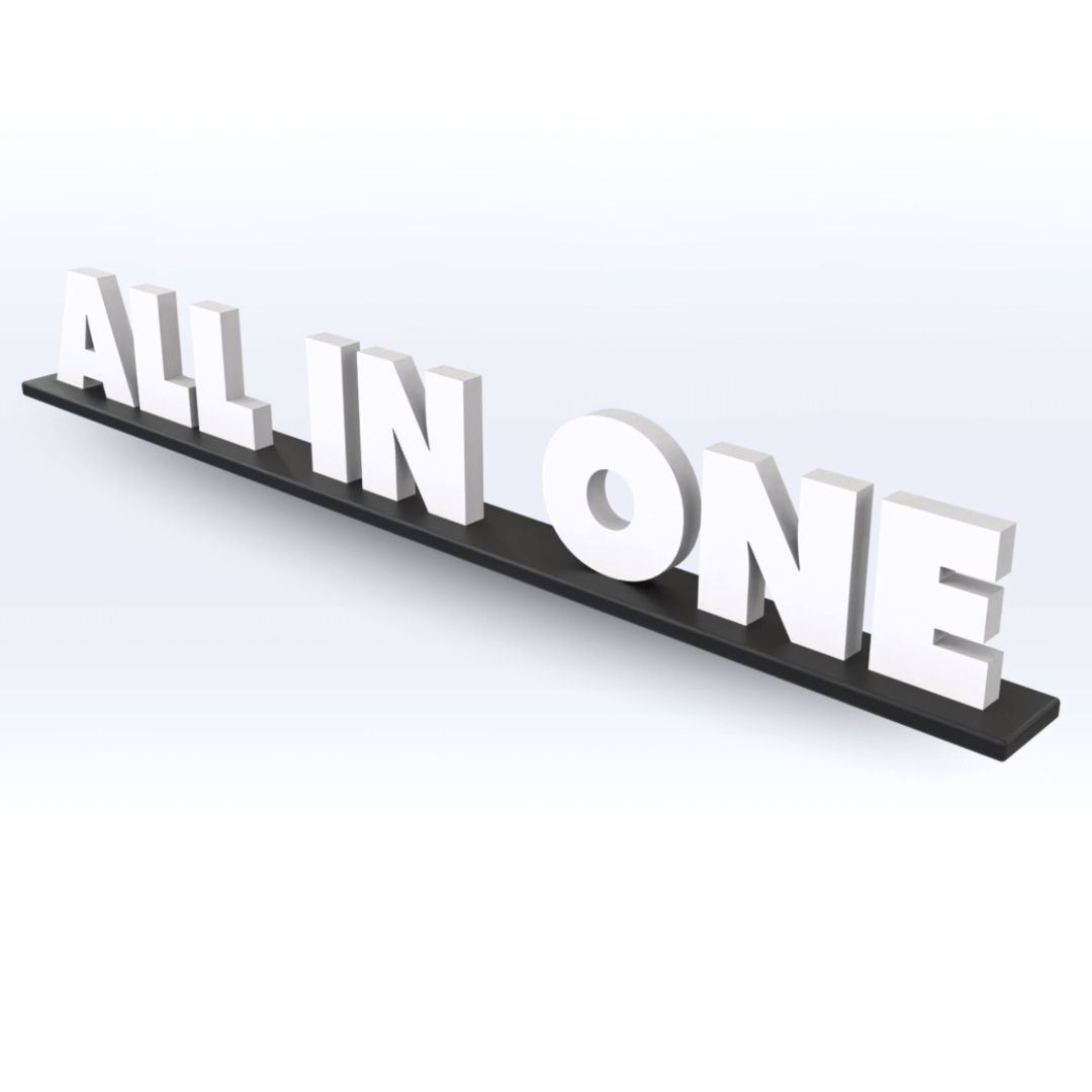 All In One Sign SIGNS | ACRYLIC CATEGORY SIGN – SeattleDesignLab
