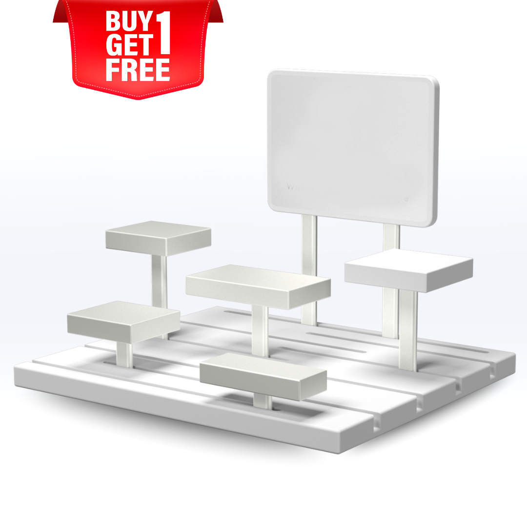 ACRYLIC MULTI-LEVEL DISPLAY – SeattleDesignLab
