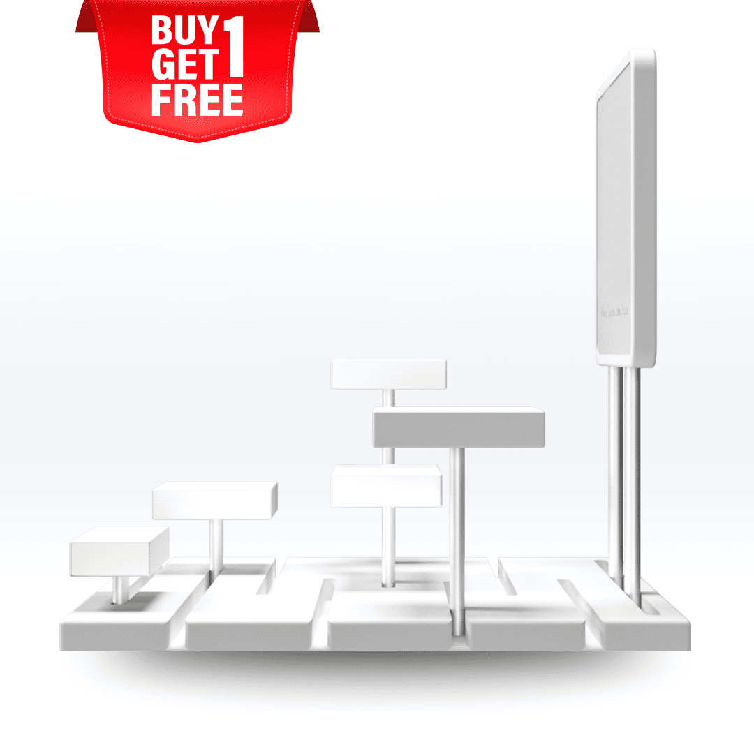 ACRYLIC MULTI-LEVEL DISPLAY – SeattleDesignLab