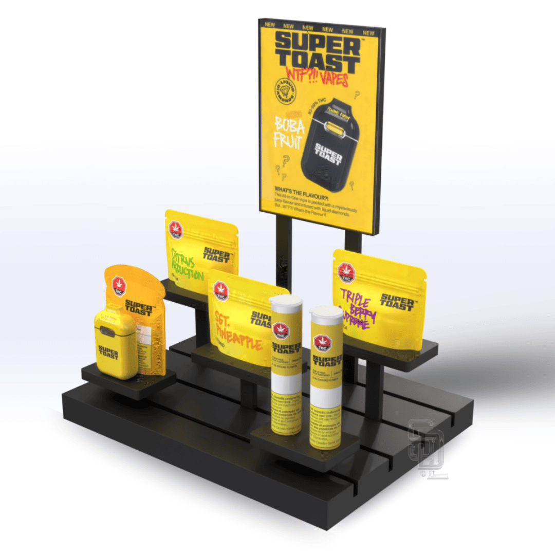 ACRYLIC MULTI-LEVEL DISPLAY – SeattleDesignLab