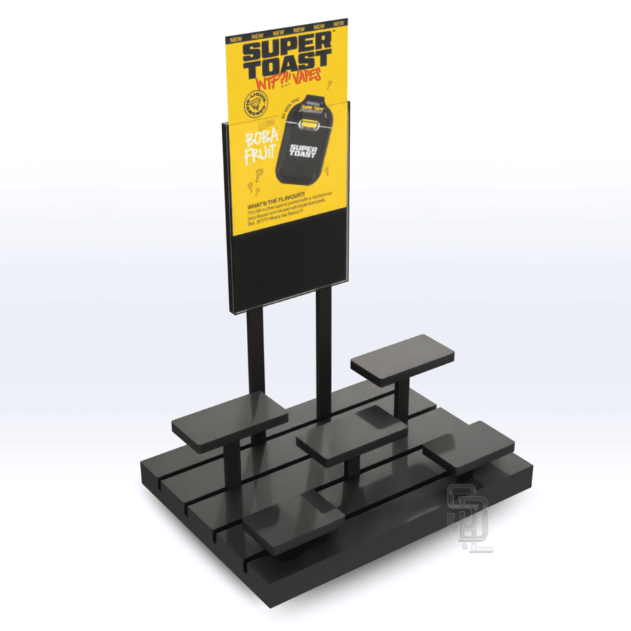 ACRYLIC MULTI-LEVEL DISPLAY – SeattleDesignLab