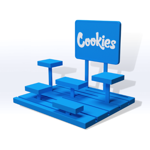 CUSTOM MULTI-LEVEL DISPENSARY DISPLAY – SeattleDesignLab