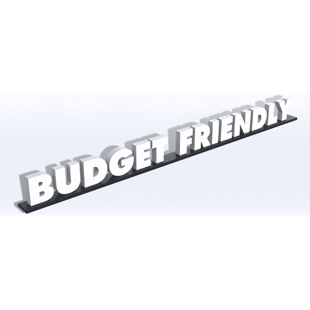 Acrylic Budget Friendly Pedestal Sign - SeattleDesignLab