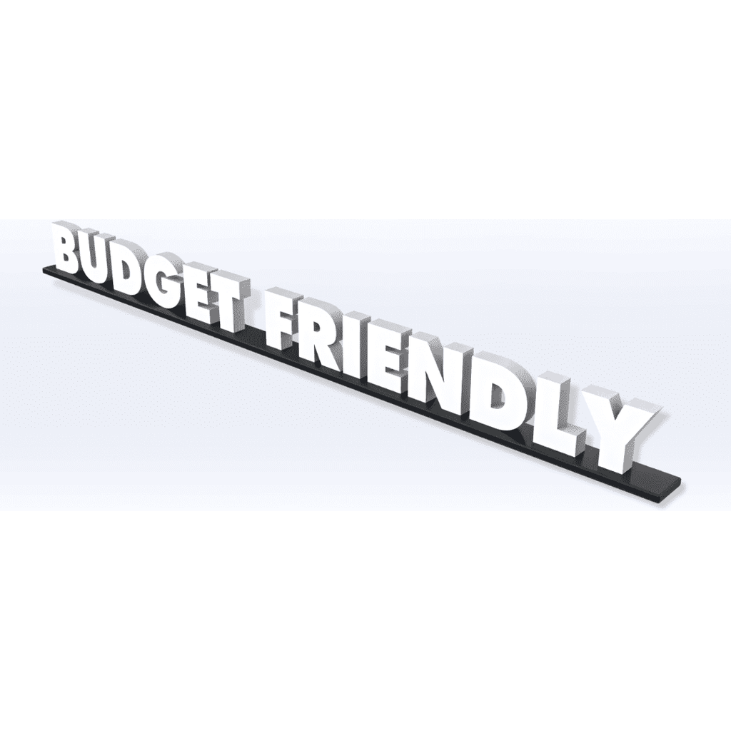 Acrylic Budget Friendly Pedestal Sign - SeattleDesignLab