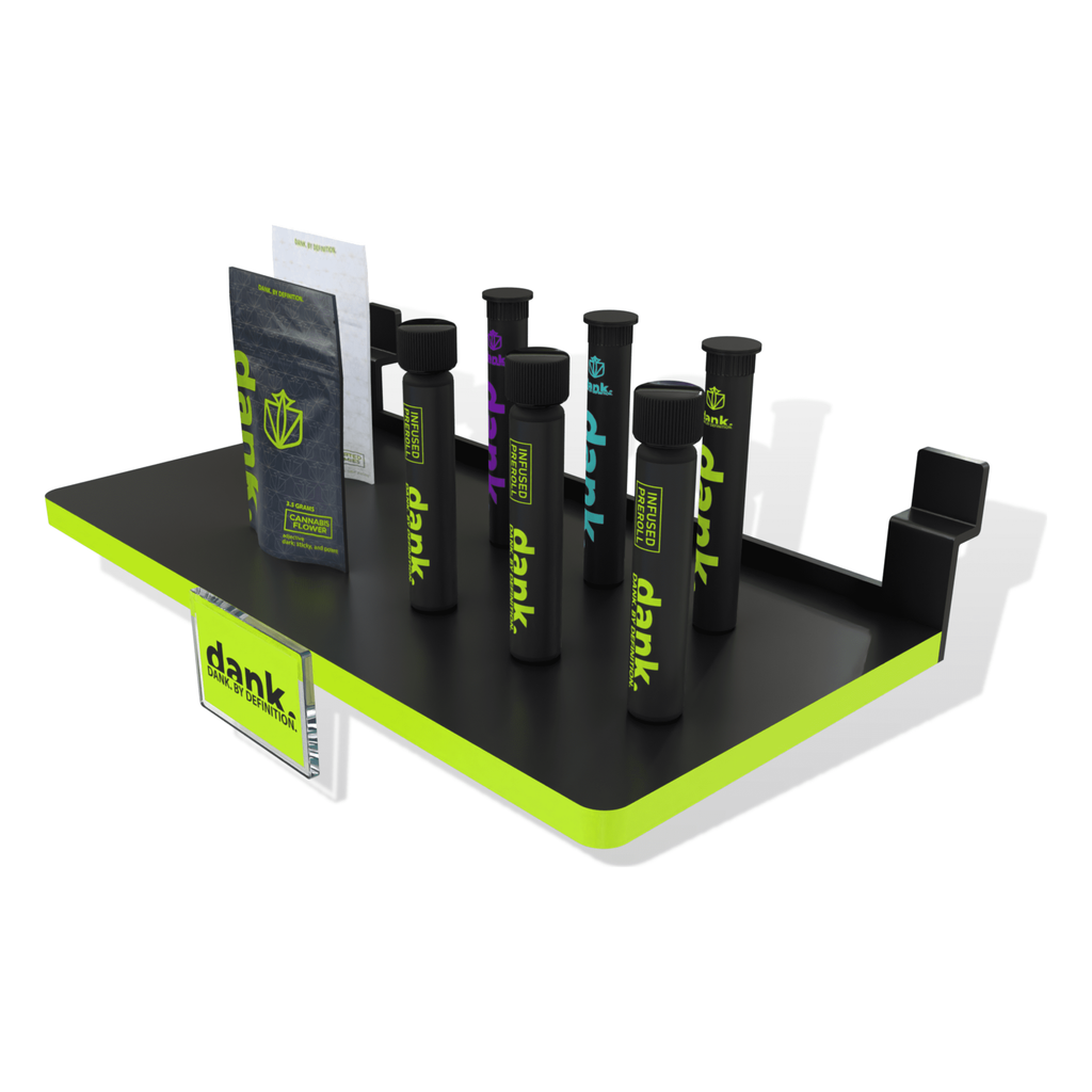 CUSTOM ACRYLIC SLAT-WALL SHELF - SeattleDesignLab