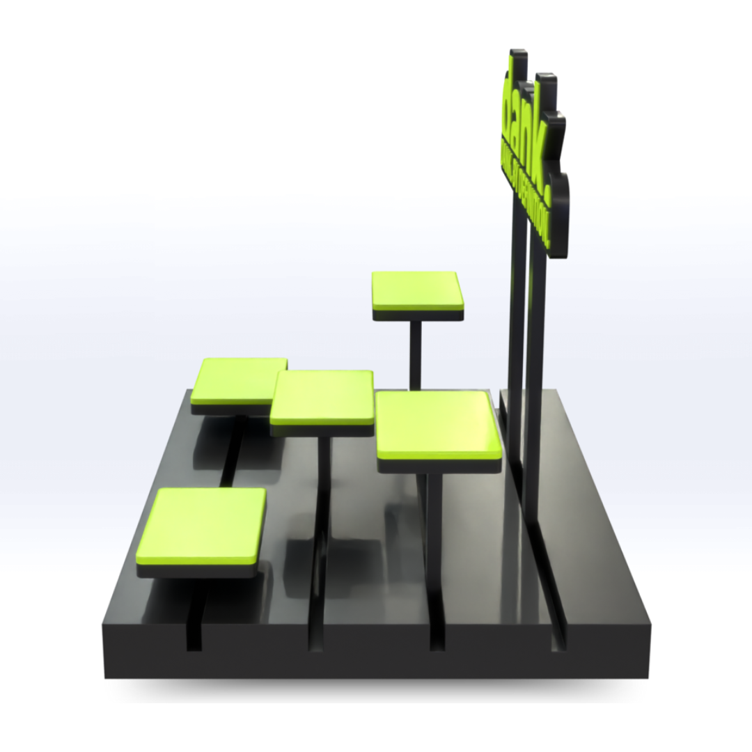 CUSTOM | ACRYLIC MULTI-LEVEL DISPLAY – SeattleDesignLab