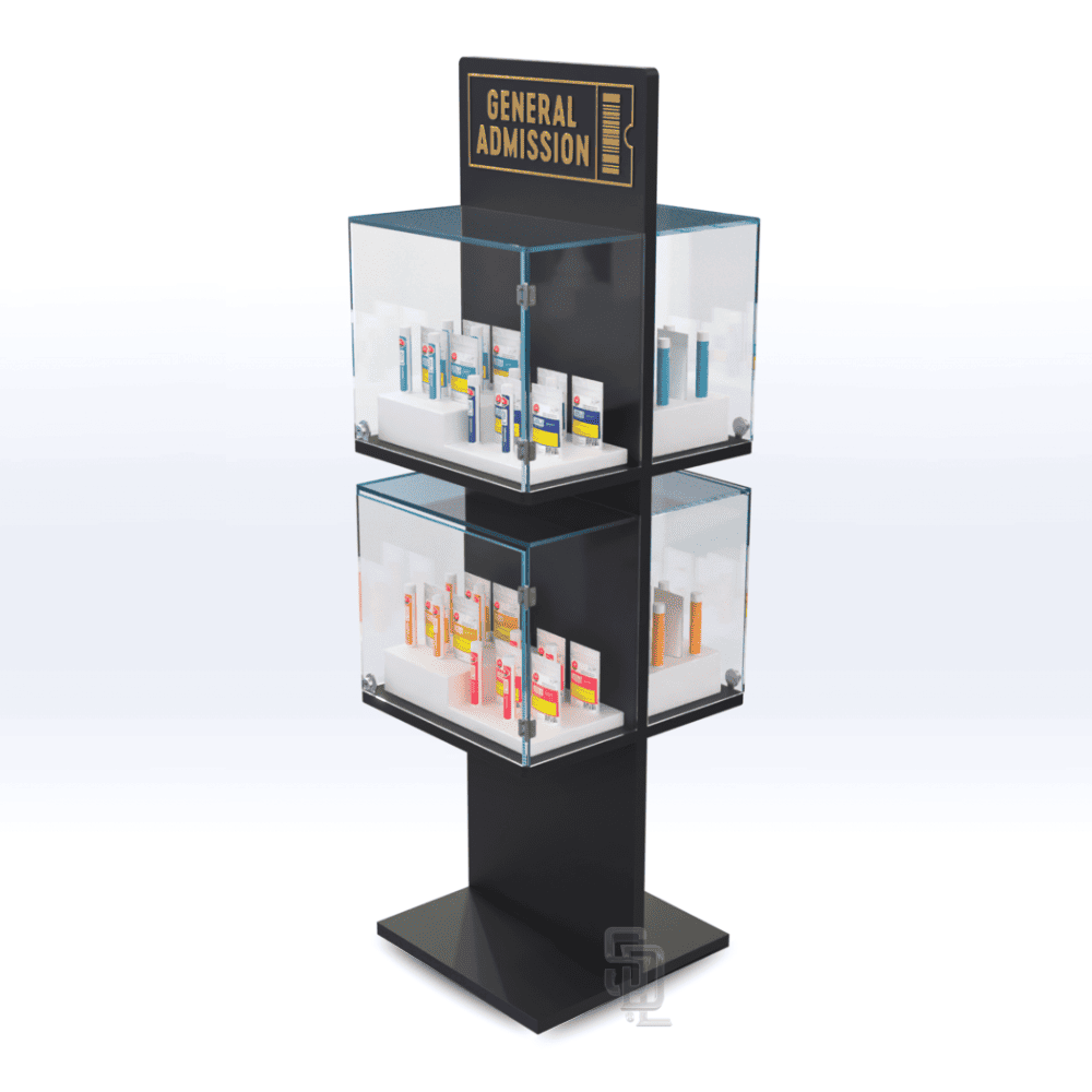 CUSTOM | MUSEUM QUAD-CASE – SeattleDesignLab