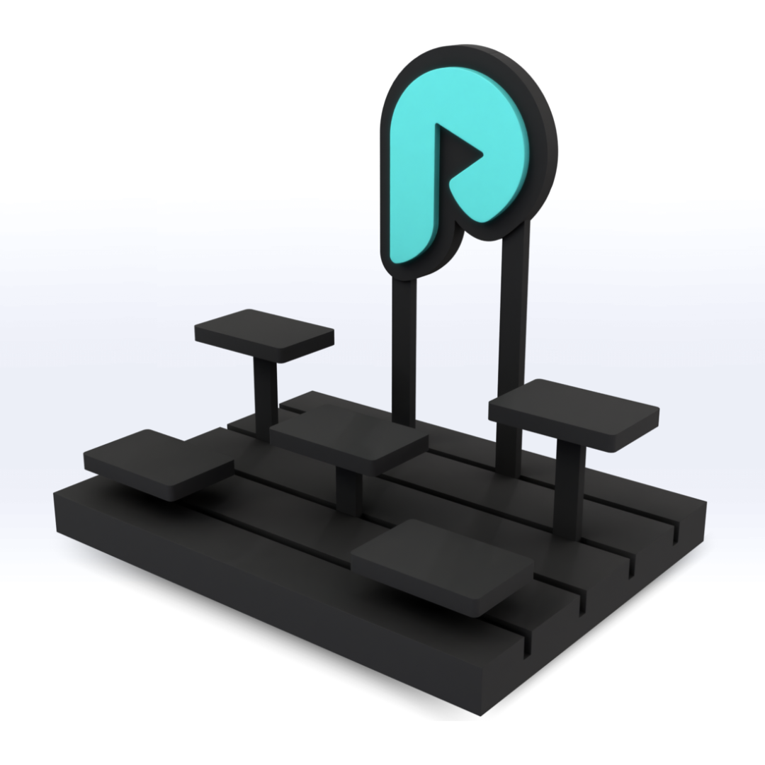 CUSTOM | ACRYLIC MULTI-LEVEL DISPLAY β SeattleDesignLab