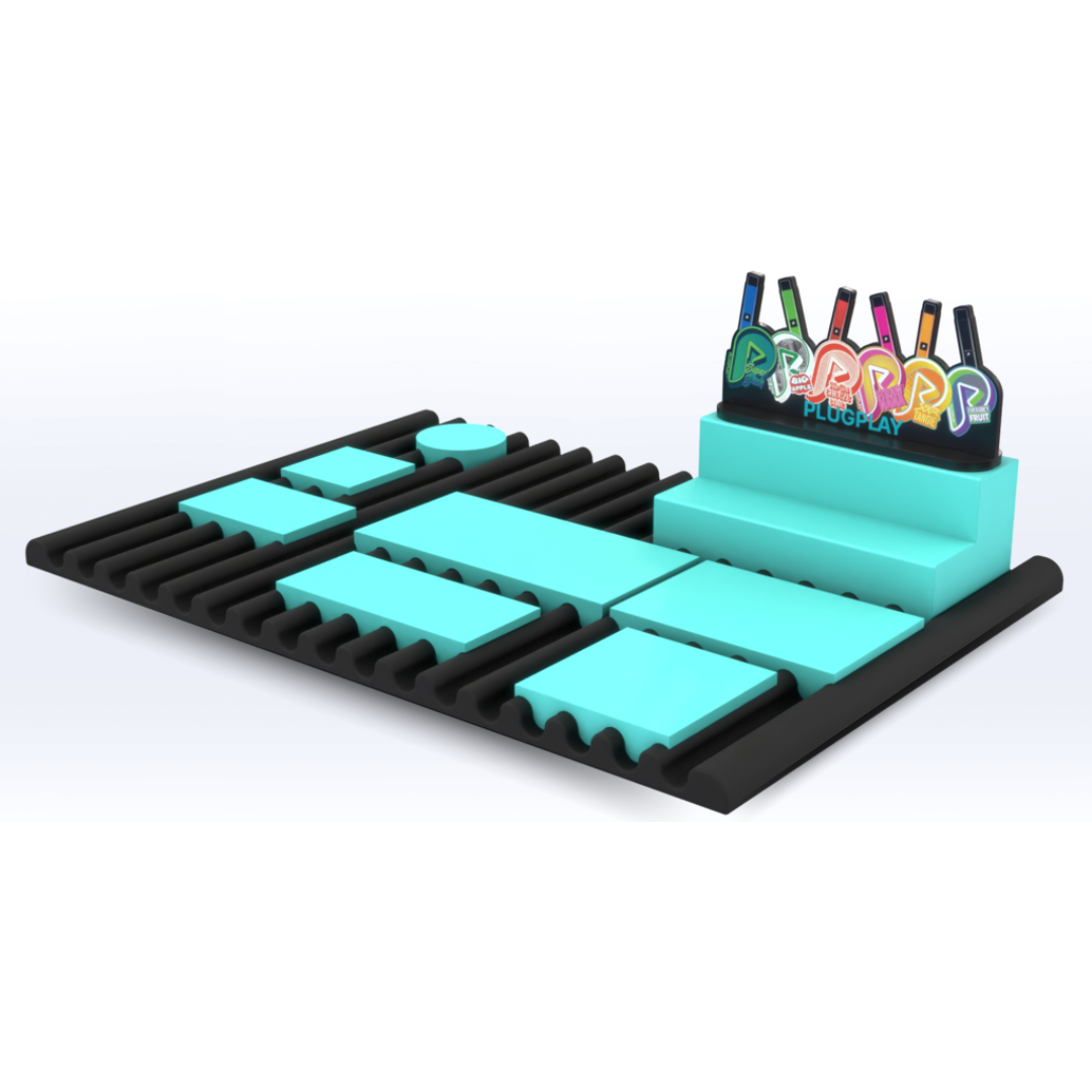 CUSTOM | ACRYLIC WAVES SYSTEM DISPLAY – SeattleDesignLab