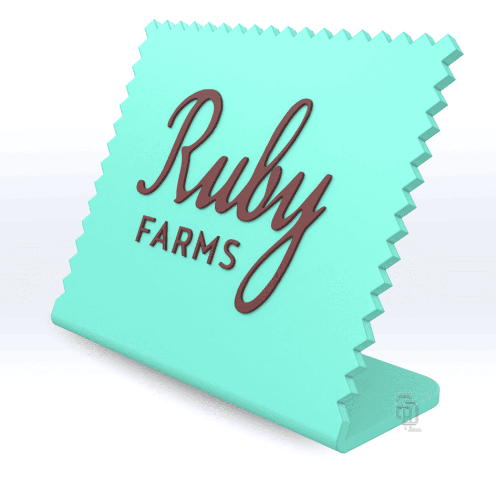 SIGNS | ACRYLIC TILT SIGN – SeattleDesignLab