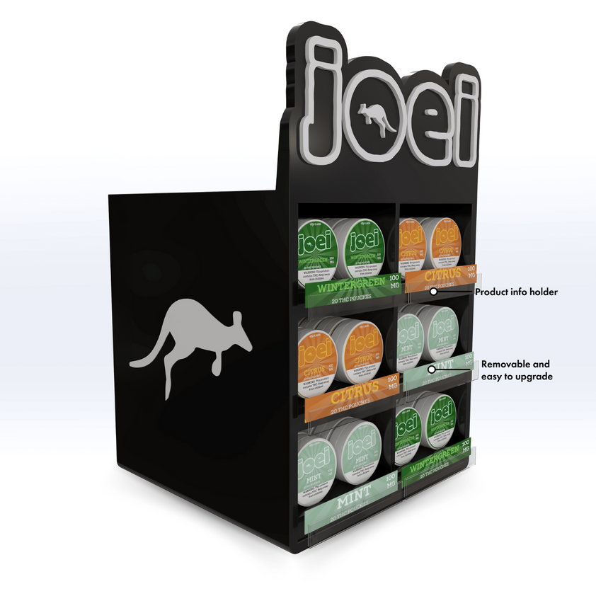 CUSTOM ACRYLIC 3LEVEL POP DISPLAY SeattleDesignLab