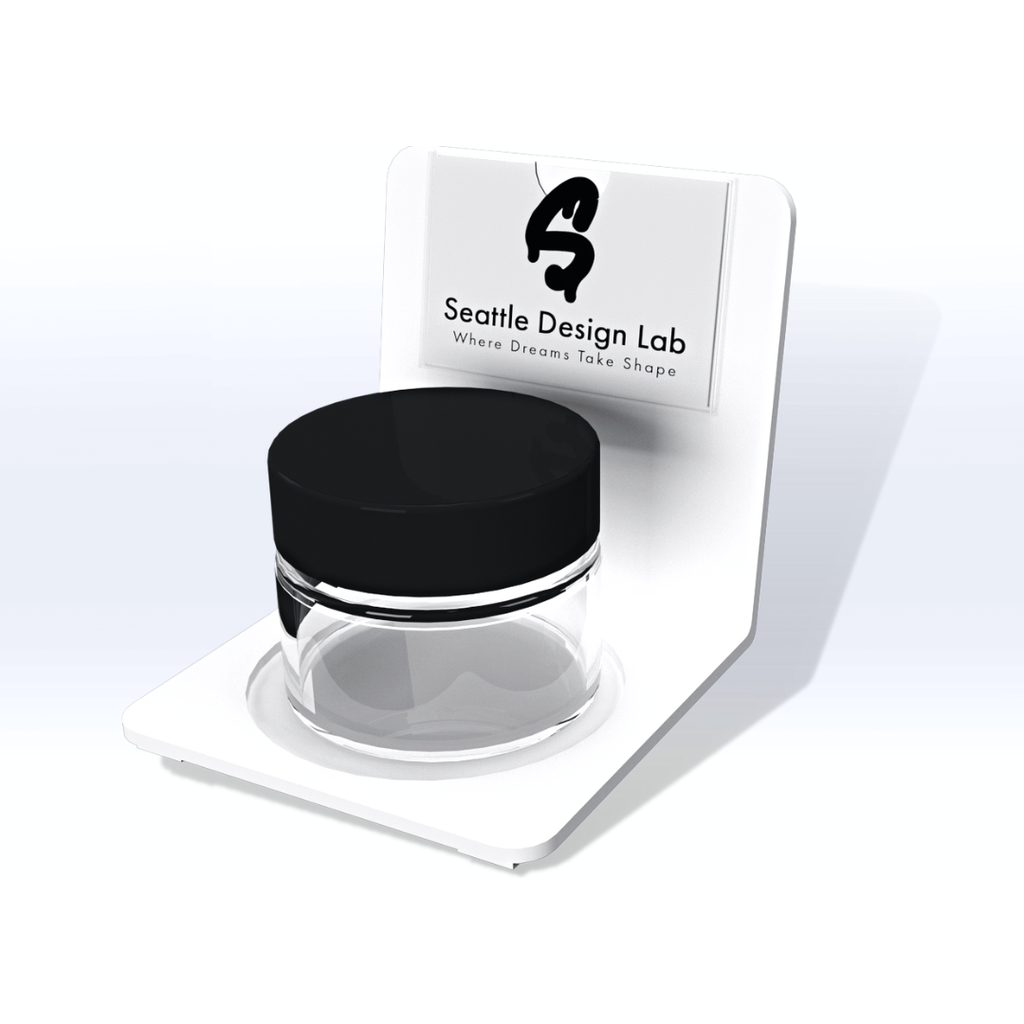 Dispensary Flower Jar Showcase Display - SeattleDesignLab