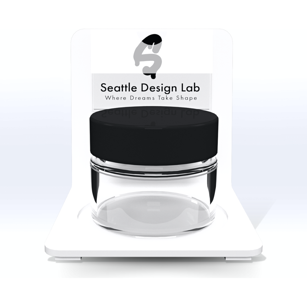 Dispensary Flower Jar Showcase Display - SeattleDesignLab