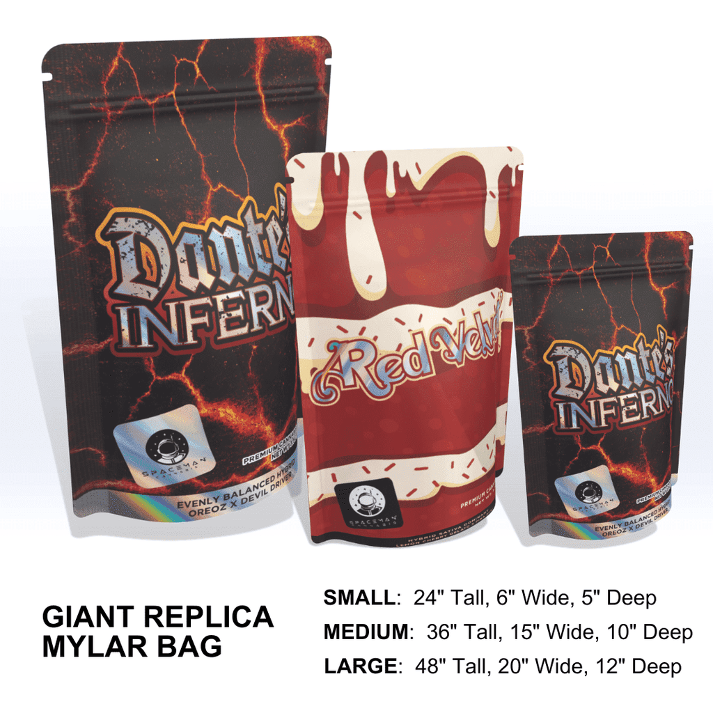 Giant Sized Replica Mylar Bag Statue - SeattleDesignLab