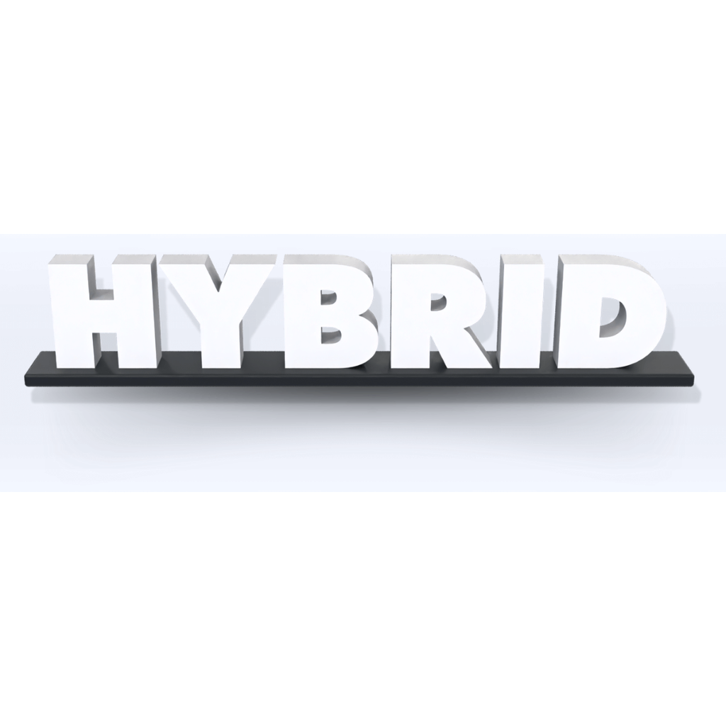 SIGN | Acrylic Hybrid Pedestal Sign - SeattleDesignLab