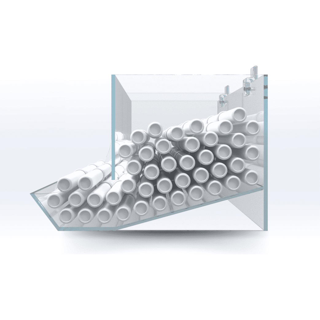 Stack Out Displayer Stackable Display Boards Clear Acrylic Display Case With LED Light And