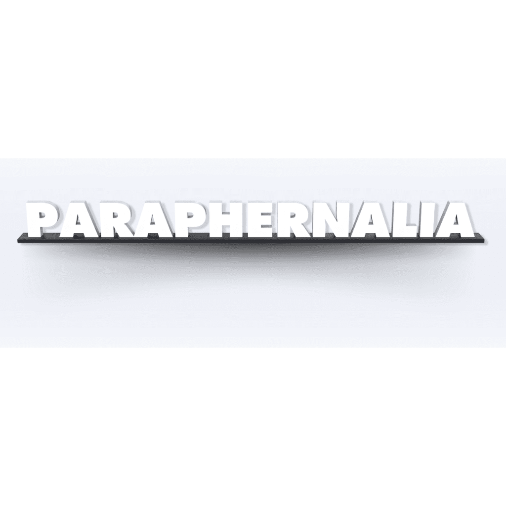 Acrylic Paraphernalia Pedestal Sign - SeattleDesignLab