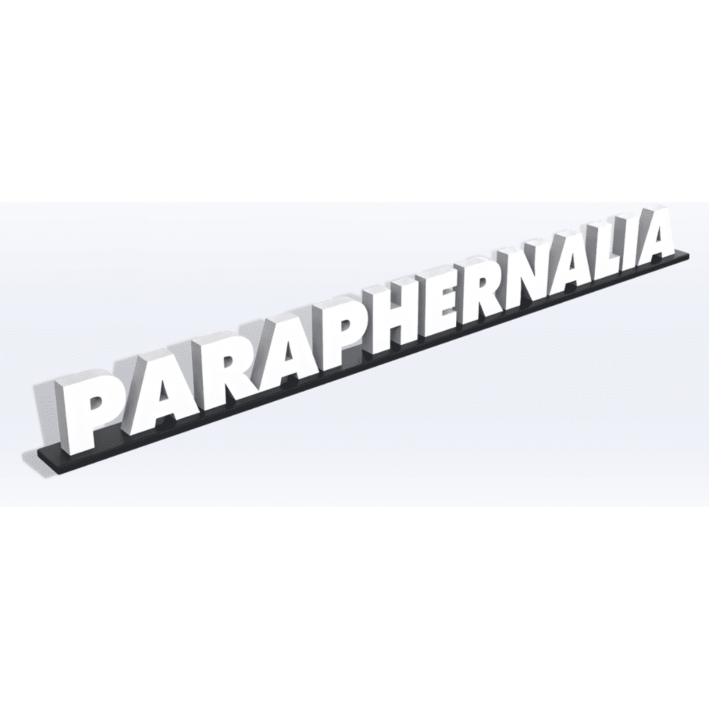 Acrylic Paraphernalia Pedestal Sign - SeattleDesignLab