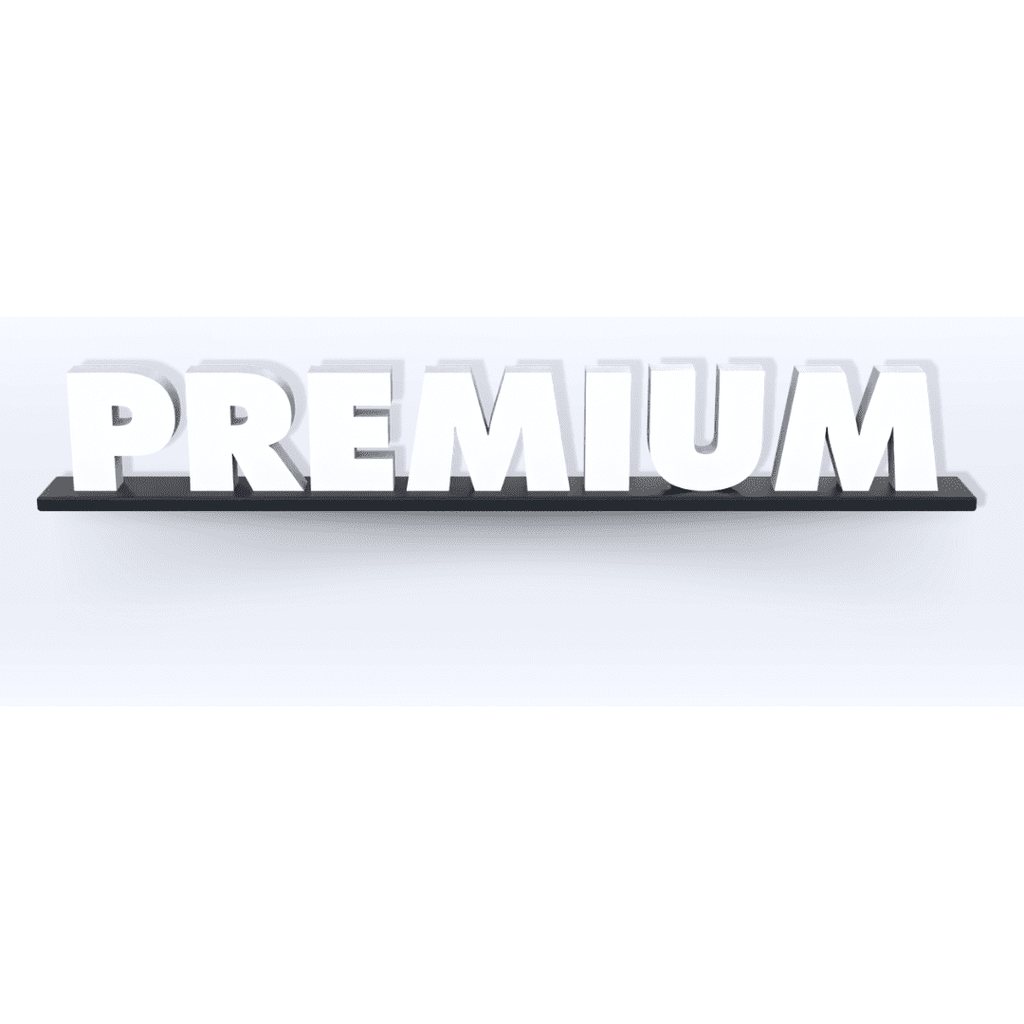 SIGN | Acrylic Premium Pedestal Sign - SeattleDesignLab