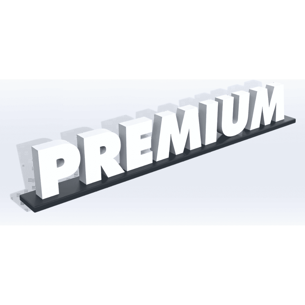 SIGN | Acrylic Premium Pedestal Sign - SeattleDesignLab