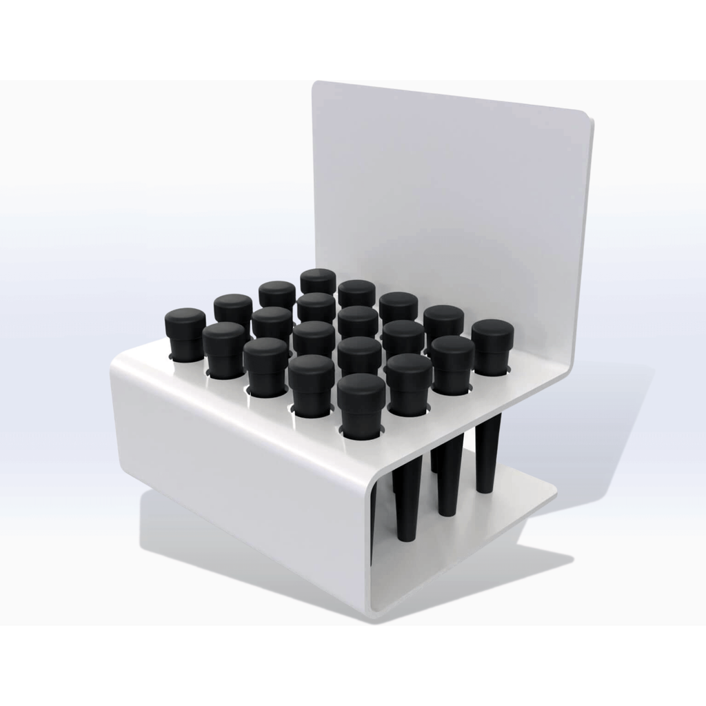 20-Tube Preroll Showcase Display - SeattleDesignLab