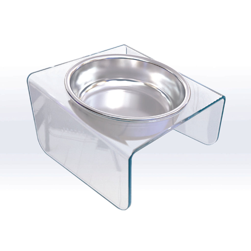 ELEVATED ACRYLIC PET STATION - SeattleDesignLab