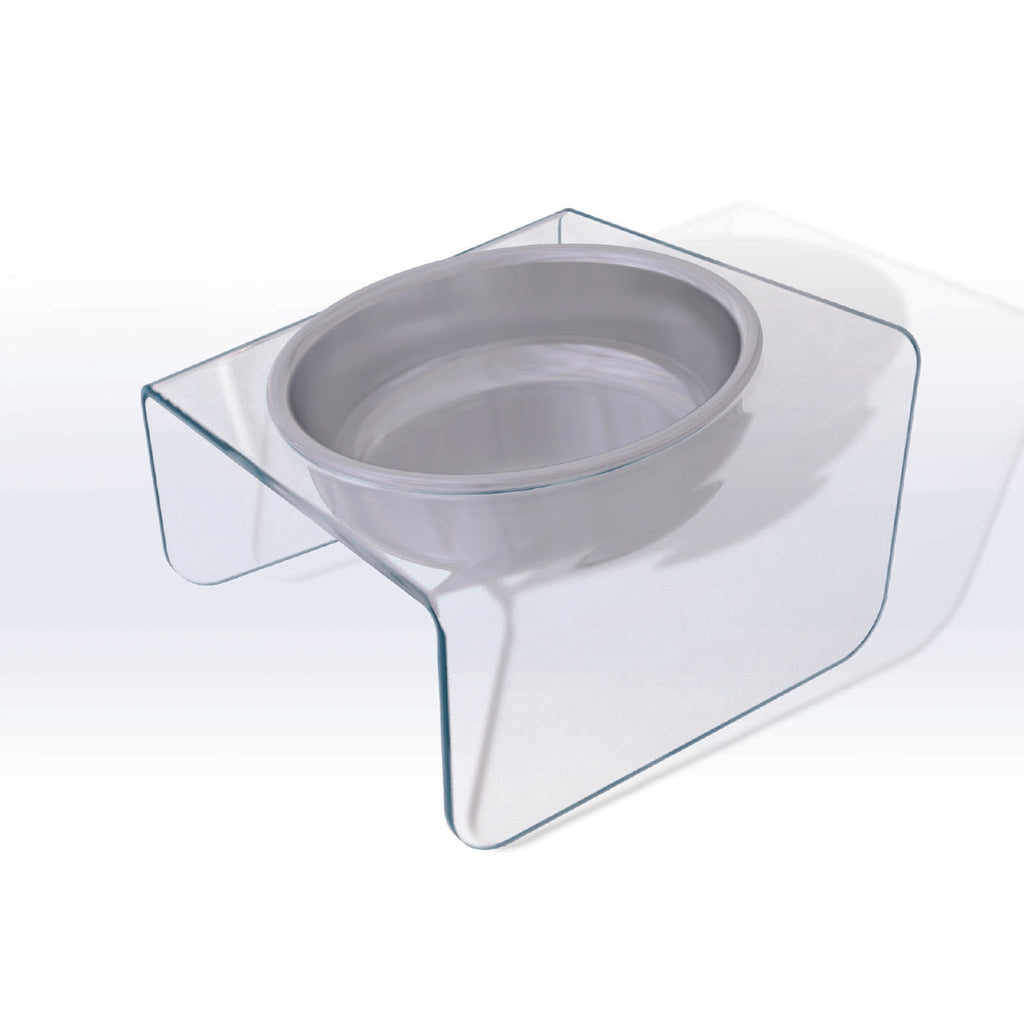 ELEVATED ACRYLIC PET STATION - SeattleDesignLab