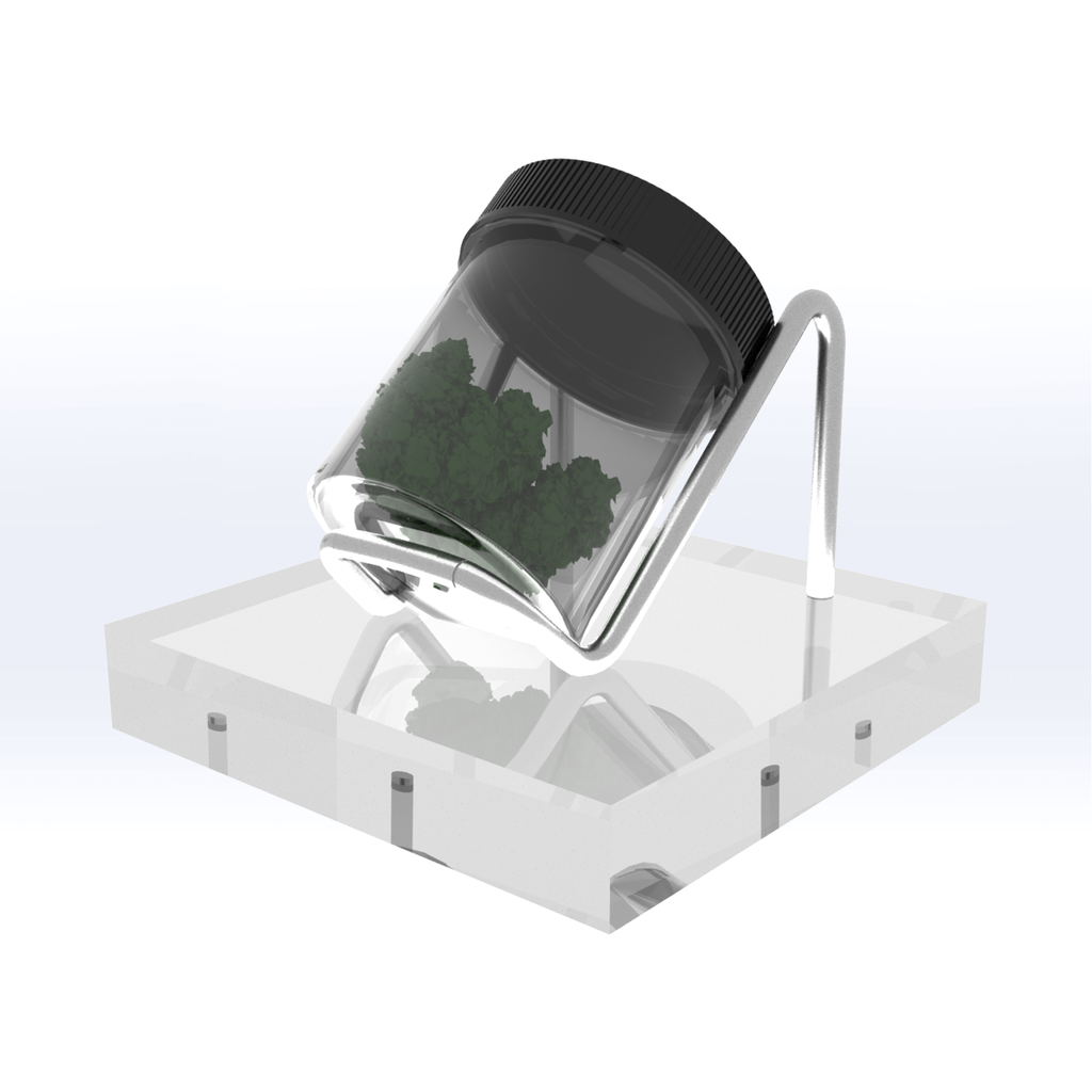 Flower Jar Pedestal Display - SeattleDesignLab